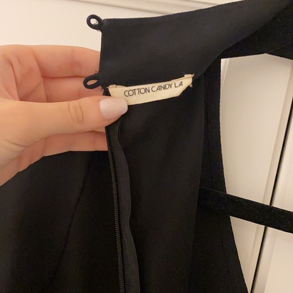 COTTON CANDY LA Black Romper - Picture 3 of 4